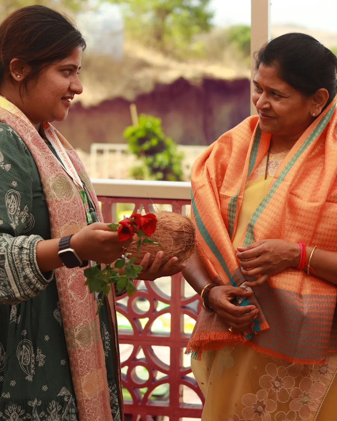Members of the community joining a tree-planting drive.